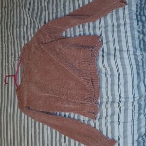 Lightweight pink sweater